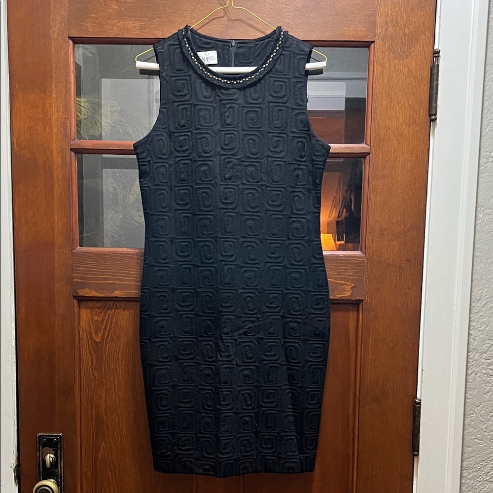 Sara Campbell Black Sleeveless Mini Dress